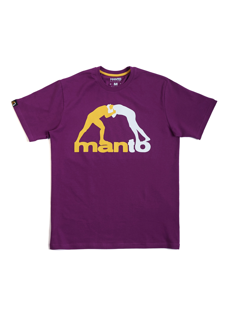 MANTO logo T-SHIRT - Purple